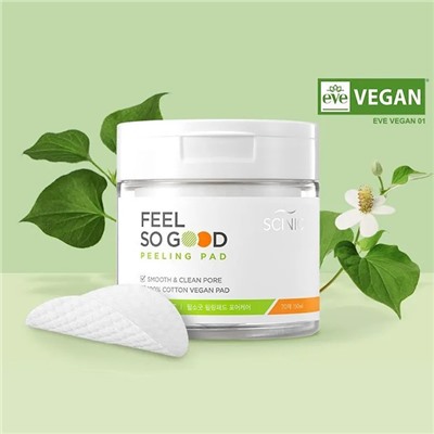 Feel So Good Peeling Pad (Pore Care)_Renewal Очищающие пилинг-спонжи с PHA кислотами для сужения пор