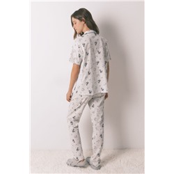 Pijama camisero 100% algodón Snoopy
