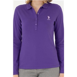 Kadın Mor Basic Sweatshirt