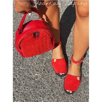 КОМБО AB.Zapatos · 966 · Rojo-Negro+AB.Z · Pelle · mochila 421 (650) rojo АКЦИЯ &##x1f4a5;
