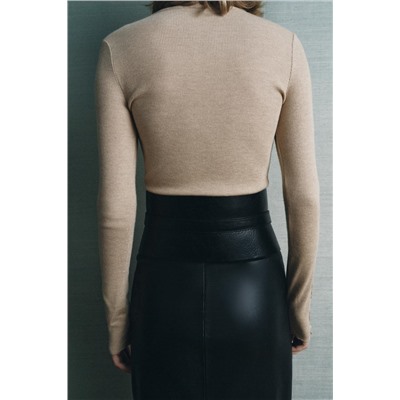 RIBBED SOFT T-SHIRT
