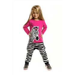 Denokids Zebra Fashion Baggy Takım CFF-20S1-407