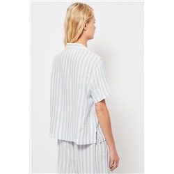 Camisa Azul claro y blanco