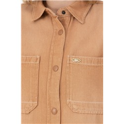 Kadın Camel Jean Gömlek