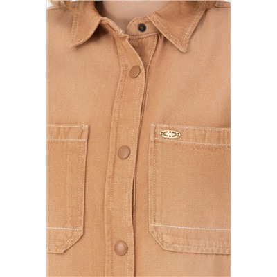 Kadın Camel Jean Gömlek