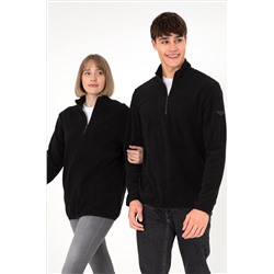 Erkek Siyah Basic Sweatshirt