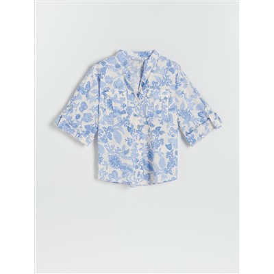 Bluse Aus Baumwolle