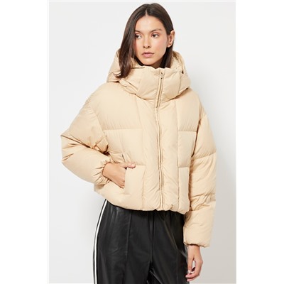 Anorak con capucha - Beige