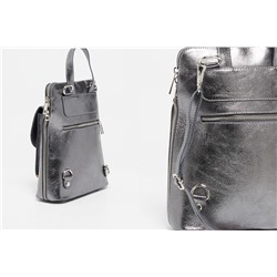 Bolso de piel Maia Plateado