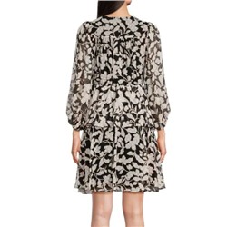 Tommy Hilfiger Floral Balloon Sleeve Mini Dress
