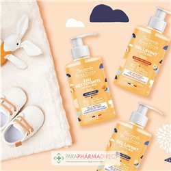 BeauTerra Bébé - Gel Lavant Certifié BIO - Non Parfumé - Corps & Cheveux 750 mL