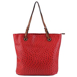 Scarleton Ostrich Large Tote H1156