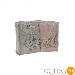 Полотенеце Карвен Elit 50*90 6шт.махра с вышивкой H 7000 BASAK