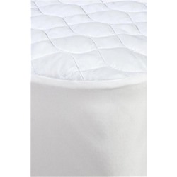 Eleta Kapitoneli Fitted Çift Kişilik Yatak Alezi - Beyaz
