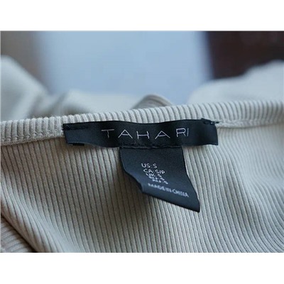 Женская эластичная майка в рубчик, экспорт  Tahar*i
