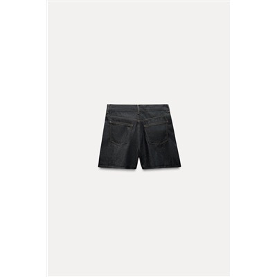 ZW COLLECTION MID-RISE DENIM BERMUDA SHORTS