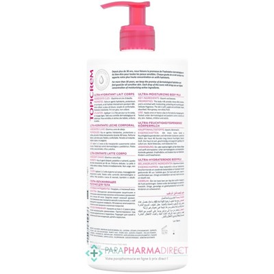 Topicrem Ultra-Hydratant - Lait Corps 1 Litre