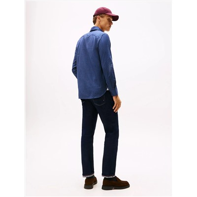 Regular Fit Check Herringbone Shirt