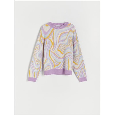 Gemusterter Pullover