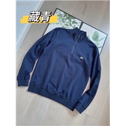 Мужской свитшот с воротником-стойкой на молнии   LACOST*E ОРИГИНАЛ!