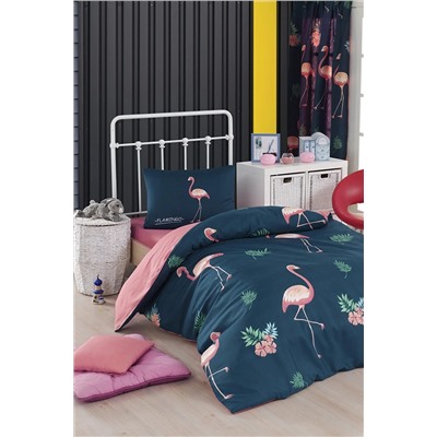 Ev & Ev Home Kolay Ütülenir Nevresim Takımı Tek Kişilik BigFilamin Laci Ep-021475