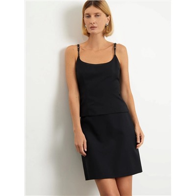 Юбка мини из шерсти, S1090/laine