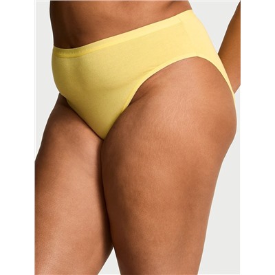 Stretch Cotton High-Leg Brief Panty