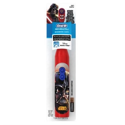 Oral-B Pro-Health Disney Star Wars Battery Toothbrush for Kids (Colors/characters may vary)