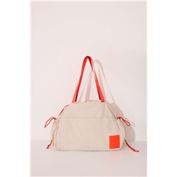 Bolso multiusos nylon beige
