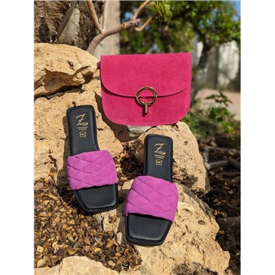 Ab.Zapatos 3420 BENEDETTO+AB.Z PELLE Djuli ser (410) fuxia АКЦИЯ