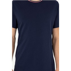 Erkek Regular Fit Bisiklet Yaka Lacivert Tişört