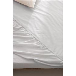Manon King Size Plus %100 Pamuk Ranforce Lastikli Çarşaf - Gri