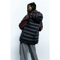 PACKAWAY WATER-REPELLENT PUFFER GILET