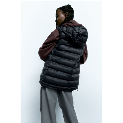 PACKAWAY WATER-REPELLENT PUFFER GILET
