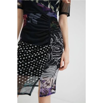 Vestido slim midi