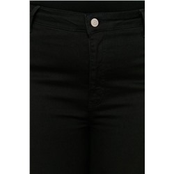 Solmayan Siyah Yüksek Bel Esnek Skinny Jeans TBBAW23CJ00061