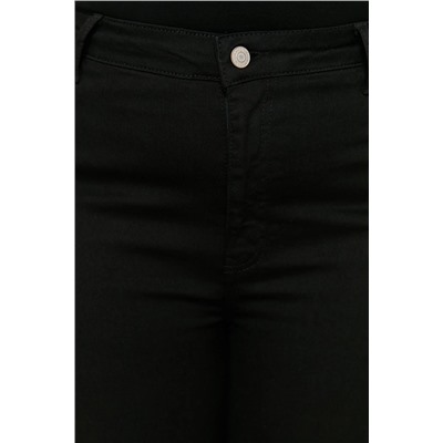 Solmayan Siyah Yüksek Bel Esnek Skinny Jeans TBBAW23CJ00061