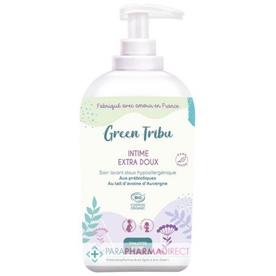 Green Tribu Intime Extra Doux - Soin Lavant Doux - Toilette Intime - BIO 500 ml