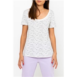Camiseta Blanco y azul