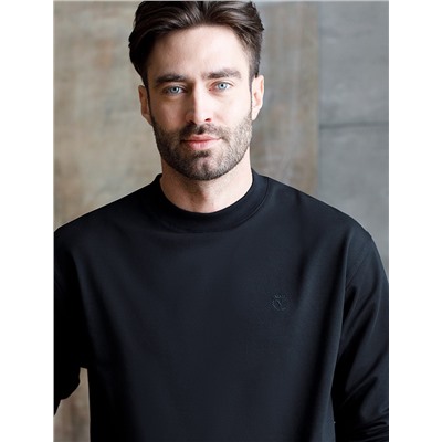 Джемпер из тонкого премиального футера с эластаном