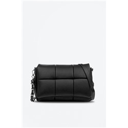 Bandolera de piel Negro