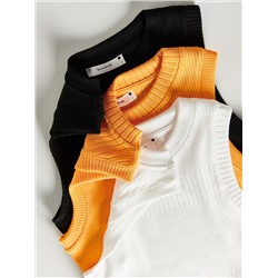Rippstrickoberteil