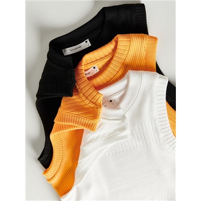 Rippstrickoberteil