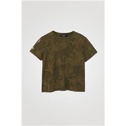 Camiseta animal print 100% algodón