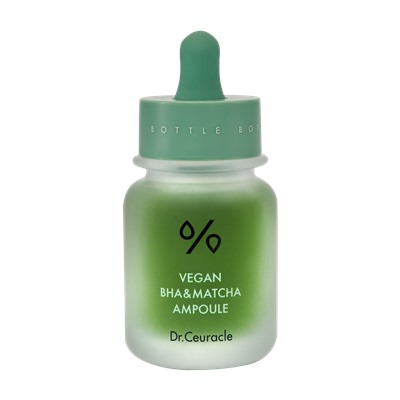 [DR. CEURACLE] Ампула для лица веганская САЛИЦИЛОВАЯ КИСЛОТА И МАТЧА Vegan BHA Matcha Ampoule, 30 мл