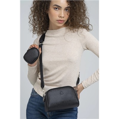 United Colors of Benetton Benetton Kadın Çapraz Çanta Siyah Bnt862 BNT862