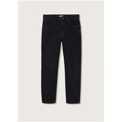 Jeans slim rotos decorativos -  Niño | MANGO OUTLET España