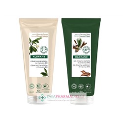 Klorane Cupuaçu Crème Douche Nutritive Fleur de Cupuaçu + Gel Douche Nutritif Ecorce de Cèdre 2x200mlLot  × 2