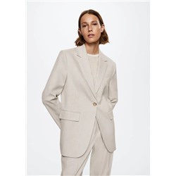 Americana traje estructura -  Mujer | MANGO OUTLET Melilla