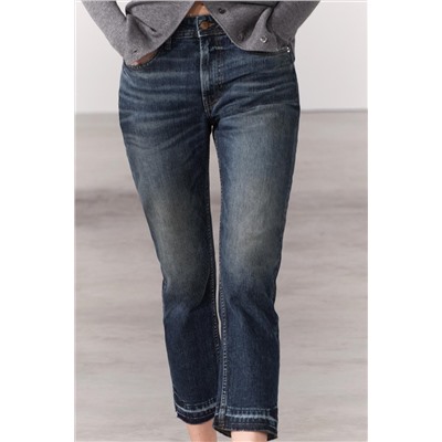 ZW COLLECTION LOOSE SLIM FIT MID-RISE JEANS